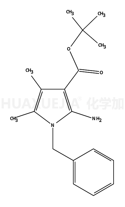 2-氨基-1-苄基-4,5-二甲基-1H-吡咯-3-羧酸叔丁酯