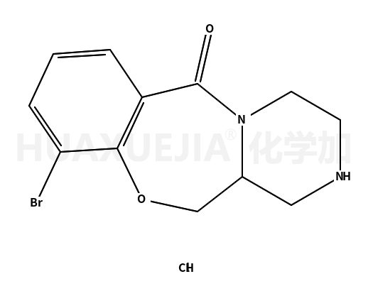 • 6H-Pyrazino[2,1-c][1,4]benzoxazepin-6-one, 10-bromo-1,2,3,4,12,12a-hexahydro-