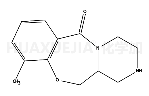 • 6H-Pyrazino[2,1-c][1,4]benzoxazepin-6-one, 1,2,3,4,12,12a-hexahydro-10-methyl-
