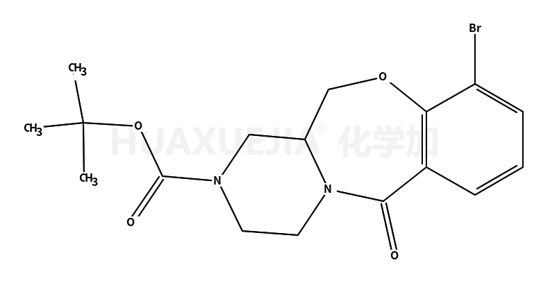 • 6H-Pyrazino[2,1-c][1,4]benzoxazepine-2(1H)-carboxylic acid, 10-bromo-3,4,12,12a-tetrahydro-6-oxo-, 1,1-dimethylethyl ester