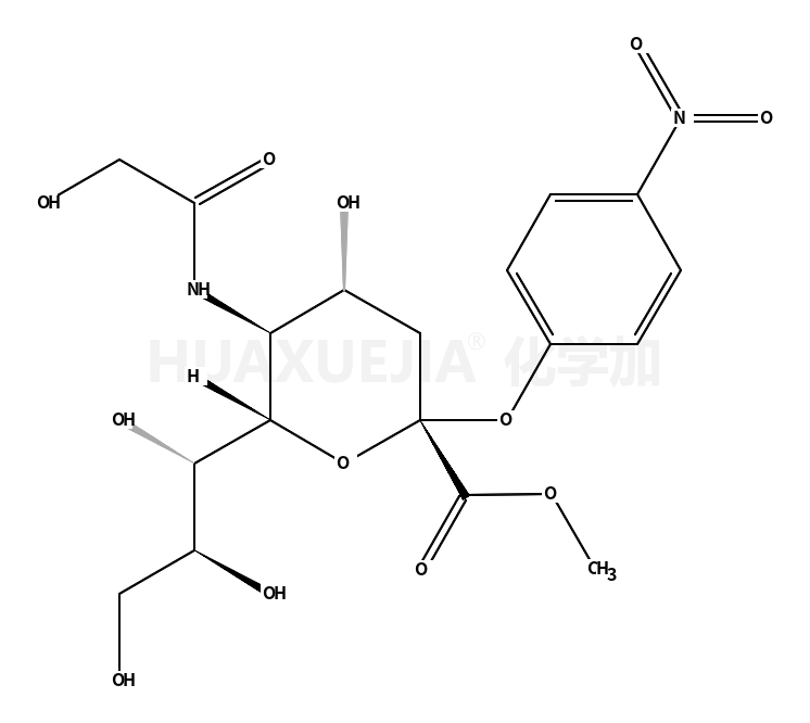 2-O-(p-Nitrophenyl)-α-D-N-glycolylneuraminic Acid Methyl Ester