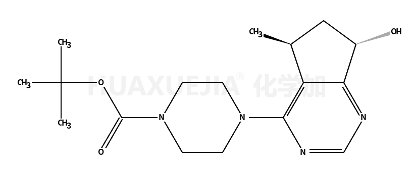 1-?Piperazinecarboxylic acid, 4-?[(5R,?7R)?-?6,?7-?dihydro-?7-?hydroxy-?5-?methyl-?5H-?cyclopentapyrimidin-?4-?yl]?-?, 1,?1-?dimethylethyl ester