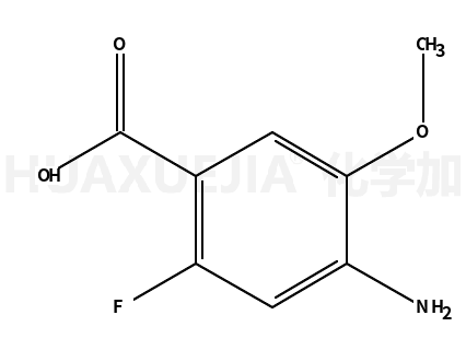 2-氟-4-氨基-5-甲氧基苯甲酸