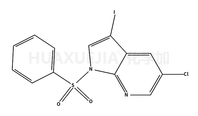 1H-Pyrrolo[2,3-b]Pyridine, 5-Chloro-3-Iodo-1-(Phenylsulfonyl)-