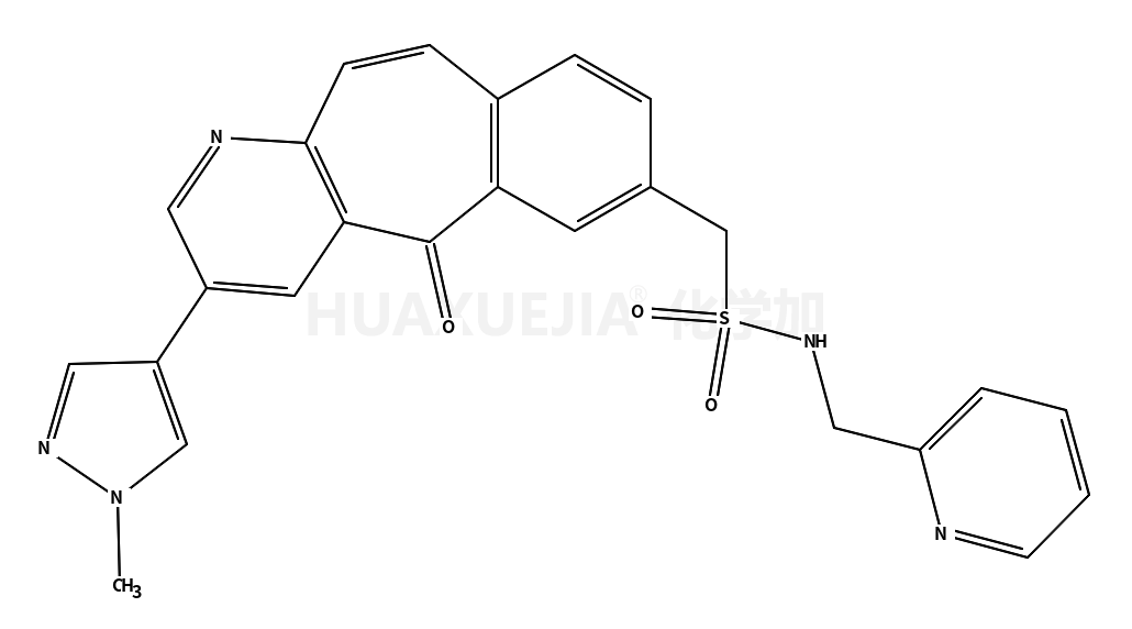 3-(1-甲基-1H-吡唑-4-基)-5-氧代-N-(2-吡啶甲基)-5H-苯并[4,5]环己烯并[1,2-B]吡啶-7-甲磺酰胺