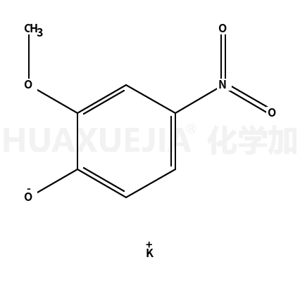 苯酚,  2-甲氧基-4-硝基-, 盐钾