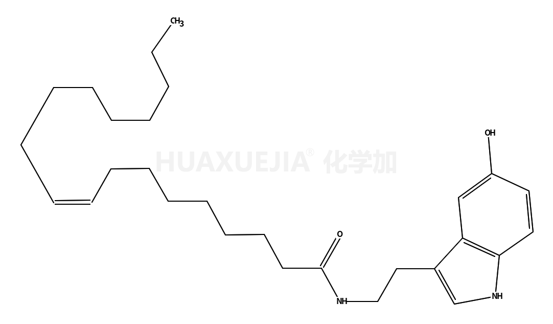 N-[2-(5-hydroxy-1H-indol-3-yl)ethyl]octadec-9-enamide