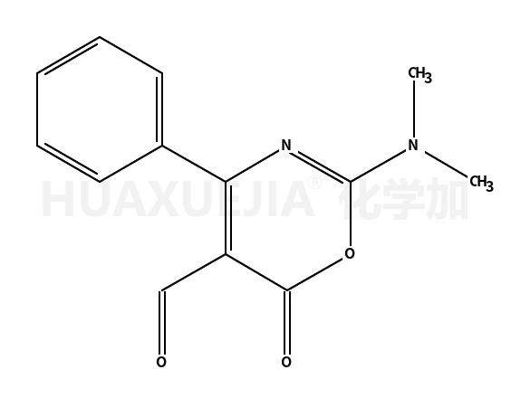 2-(dimethylamino)-6-oxo-4-phenyl-1,3-oxazine-5-carbaldehyde