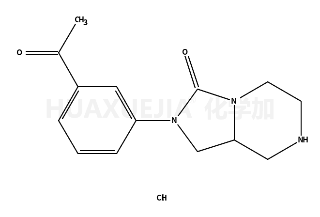 • Imidazo[1,5-a]pyrazin-3(2H)-one, 2-(3-acetylphenyl)hexahydro-, hydrochloride (1:1)