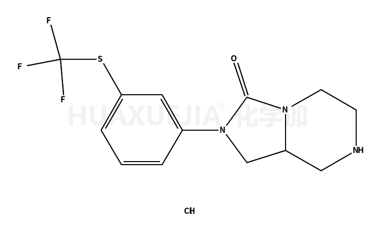 • Imidazo[1,5-a]pyrazin-3(2H)-one, hexahydro-2-[3-[(trifluoromethyl)thio]phenyl]-, hydrochloride (1:1)