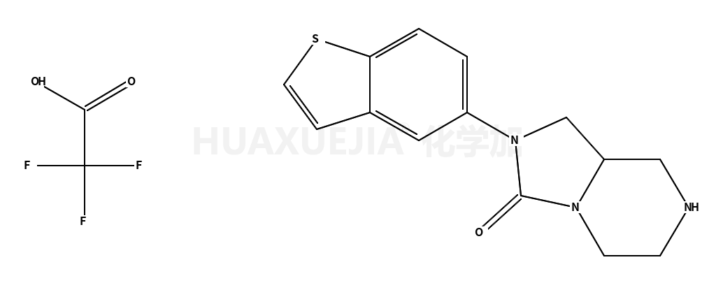 • Imidazo[1,5-a]pyrazin-3(2H)-one, 2-benzo[b]thien-5-ylhexahydro-, 2,2,2-trifluoroacetate (1:1)