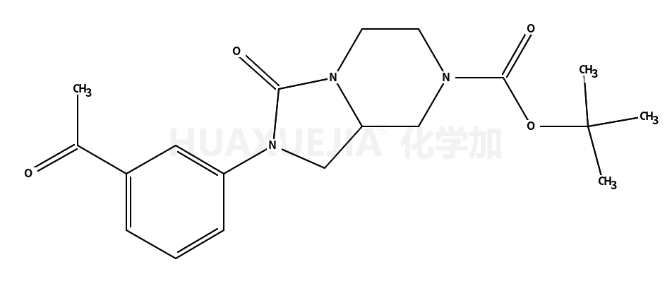 • Imidazo[1,5-a]pyrazine-7(1H)-carboxylic acid, 2-(3-acetylphenyl)hexahydro-3-oxo-, 1,1-dimethylethyl ester