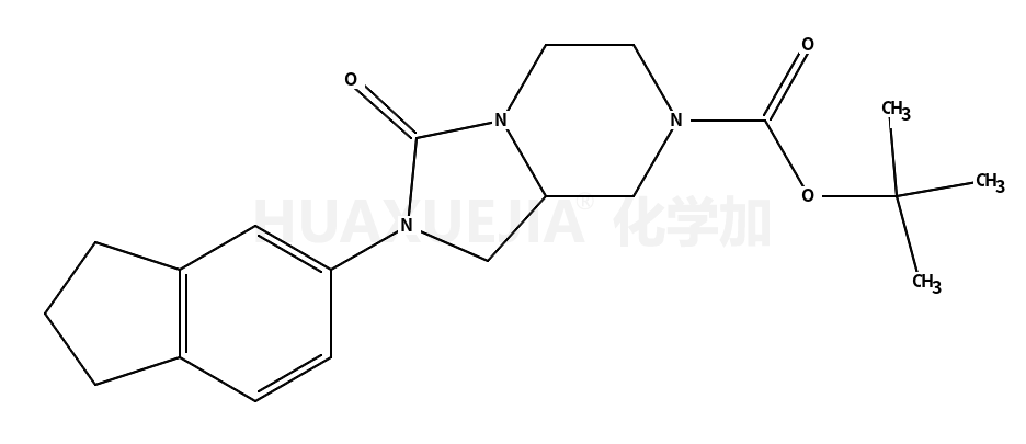 • Imidazo[1,5-a]pyrazine-7(1H)-carboxylic acid, 2-(2,3-dihydro-1H-inden-5-yl)hexahydro-3-oxo-, 1,1-dimethylethyl ester