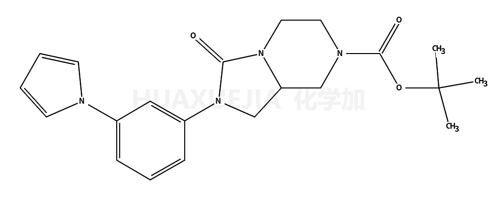 • Imidazo[1,5-a]pyrazine-7(1H)-carboxylic acid, hexahydro-3-oxo-2-[3-(1H-pyrrol-1-yl)phenyl]-, 1,1-dimethylethyl ester