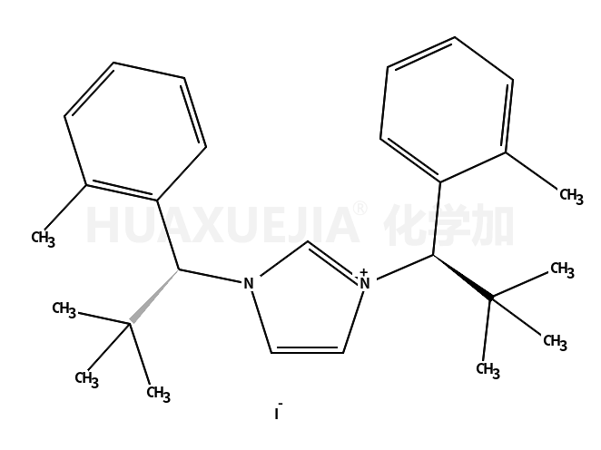 1,3-Bis[(1S)-2,2-dimethyl-1-(2-tolyl)propyl]imidazolium iodide