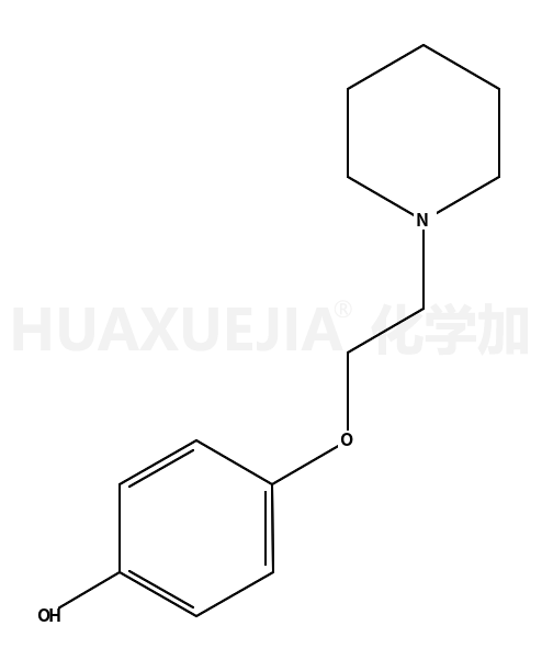 4-(2-(1-哌啶)乙氧基)苯酚