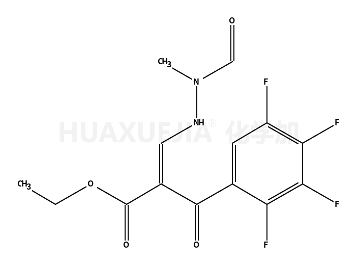 2,3,4,5-Tetrafluoro-α-[(2-formyl-2-methylhydrazinyl)methylene]-β-oxobenzenepropanoic Acid Ethyl Ester