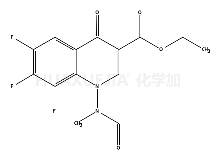 6,7,8-三氟-1-(甲酰基甲基氨基)-4-氧代-1,4-二氢喹啉-3-甲酸乙酯