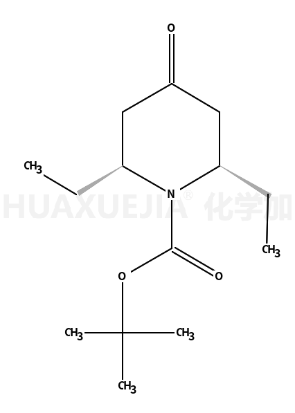 N-boc-2,6-二乙基-4-羰基哌啶