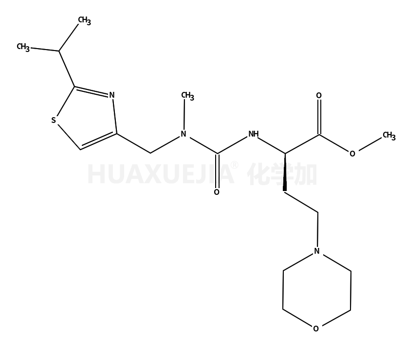 (alphaS)-alpha-甲基2-(1-甲基乙基)-4-噻唑基甲基氨基甲酰基氨基-4-吗啉丁酸甲酯