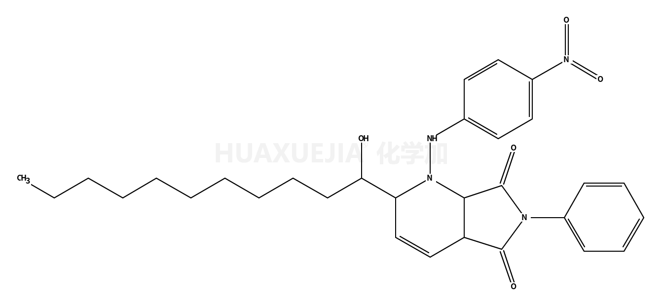 2-(1-hydroxyundecyl)-1-(4-nitroanilino)-6-phenyl-4a,7a-dihydro-2H-pyrrolo[3,4-b]pyridine-5,7-dione