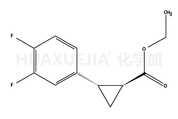 (1R,2R)-乙基2-(3,4-二氟苯基)环丙烷羧酸