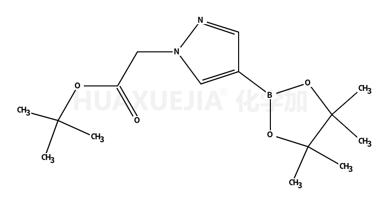 2-(4-(4,4,5,5-四甲基-1,3,2-二氧硼戊烷-2-基)-1H-吡唑-1-基)乙酸叔丁酯