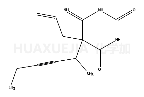 5-Allyl-6-imino-5-(1-methyl-2-pentynyl)hydrouracil