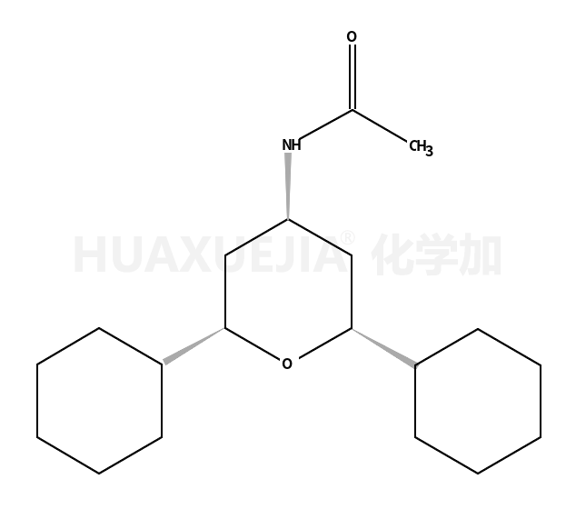 4-乙酰基氨基-2,6-二环己基四氢吡喃