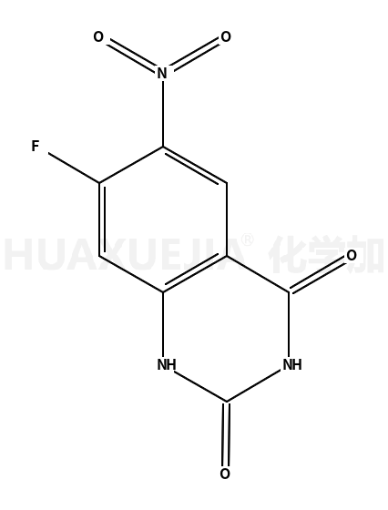 6-硝基-7-氟喹唑啉-(2,4-)二酮