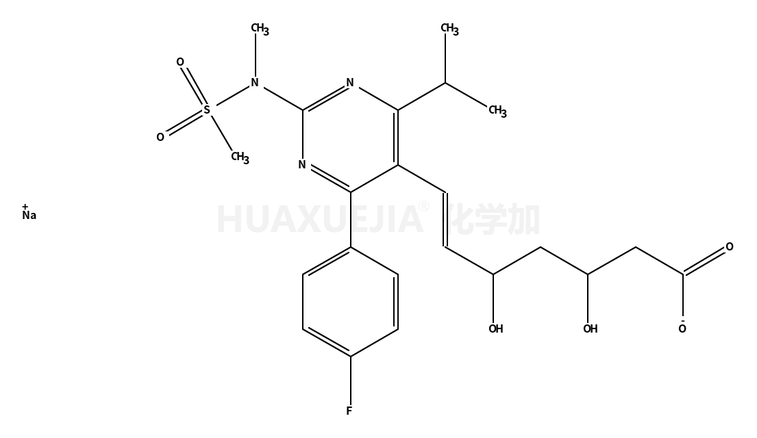 sodium (E)-7-(4-(4-fluorophenyl)-6-isopropyl-2-(N-methylmethylsulfonamido)pyrimidin-5-yl)-3,5-dihydroxyhept-6-enoate