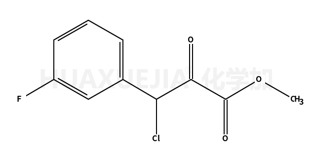 3-chloro-3-(3-fluoro-phenyl)-2-oxo-propionic acid methyl ester