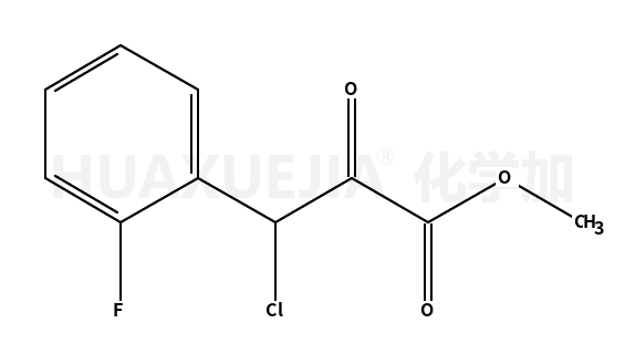 3-chloro-3-(2-fluoro-phenyl)-2-oxo-propionic acid methyl ester
