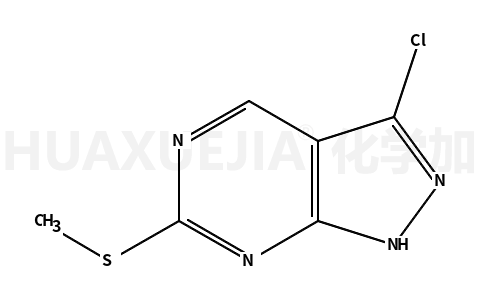 3-氯-6-(甲硫基)-1H-吡唑并[3,4-d]嘧啶