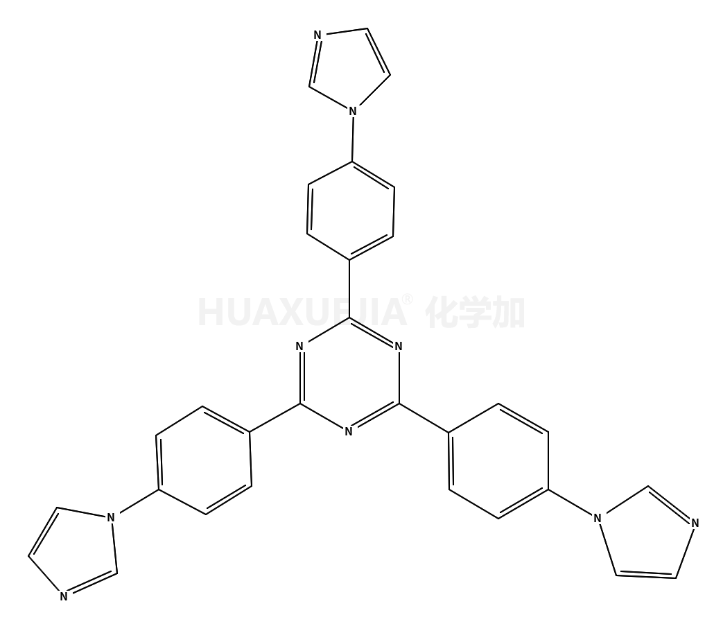 2,4,6-三[4-(1-咪唑基苯基)]-1,3,5-三嗪