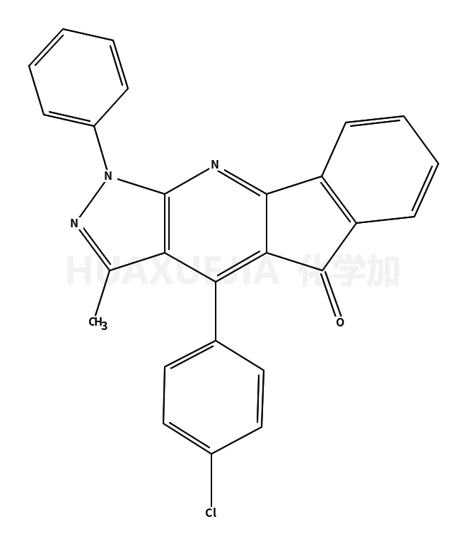 4-(4-氯苯基)-3-甲基-1-苯基-1H-茚并[1,2-b]吡唑并[4,3-e]吡啶-5-酮