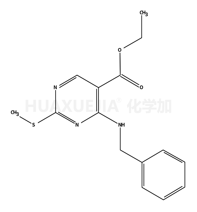 4-(苄基氨基)-2-(甲基硫代)嘧啶-5-羧酸乙酯