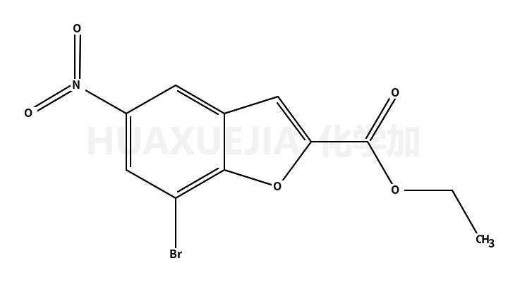 7-溴-5-硝基苯并呋喃-2-甲酸乙酯