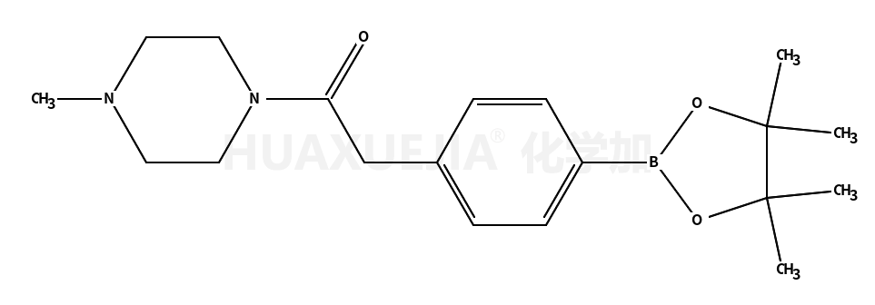 1-(4-甲基-1-哌嗪)-2-[4-(4,4,5,5-四甲基-1,3,2-二噁硼烷-2-基)苯基]-乙酮