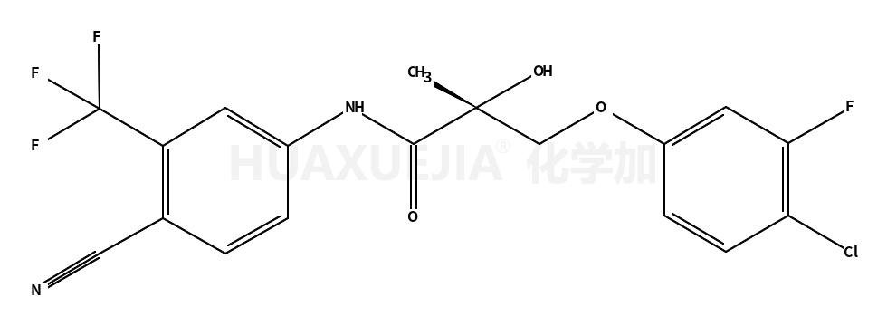 (S)-3-(4-Chloro-3-fluorophenoxy)-N-(4-cyano-3-trifluoromethylphenyl)-2-hydroxy-2-methylpropionamide