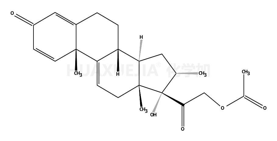 21-二羟基-16&alpha-甲基孕甾-1,4,9(11)-三烯-3,20-二酮-21-醋酸酯
