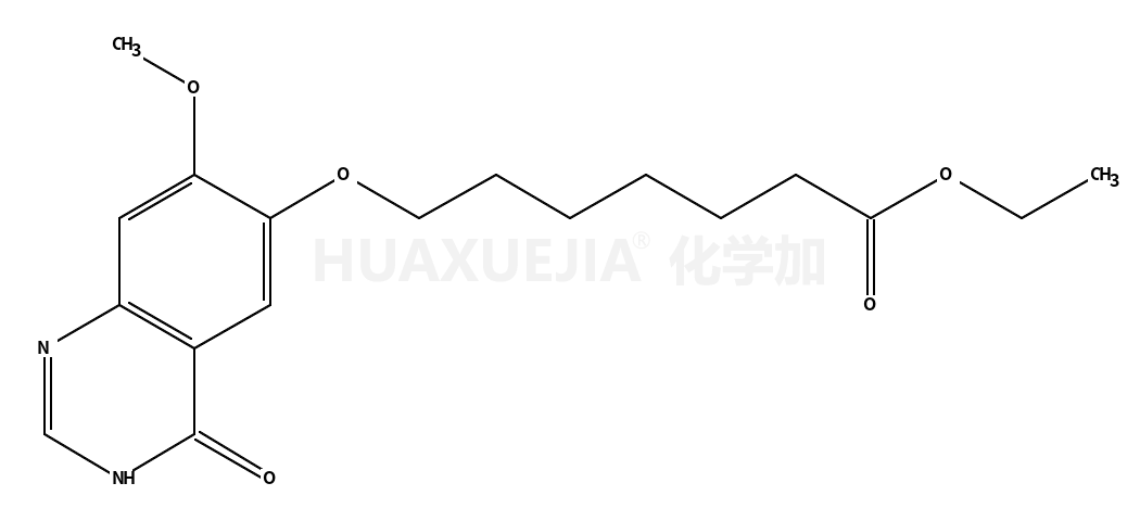 7-(7-甲氧基-4-氧代-3,4-二氢喹唑啉-6-基氧基)庚酸乙酯
