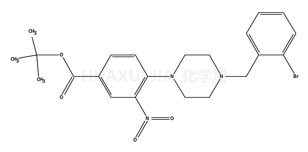 4-(4-(2-溴苄基)哌嗪-1-基)-3-硝基苯甲酸叔丁酯