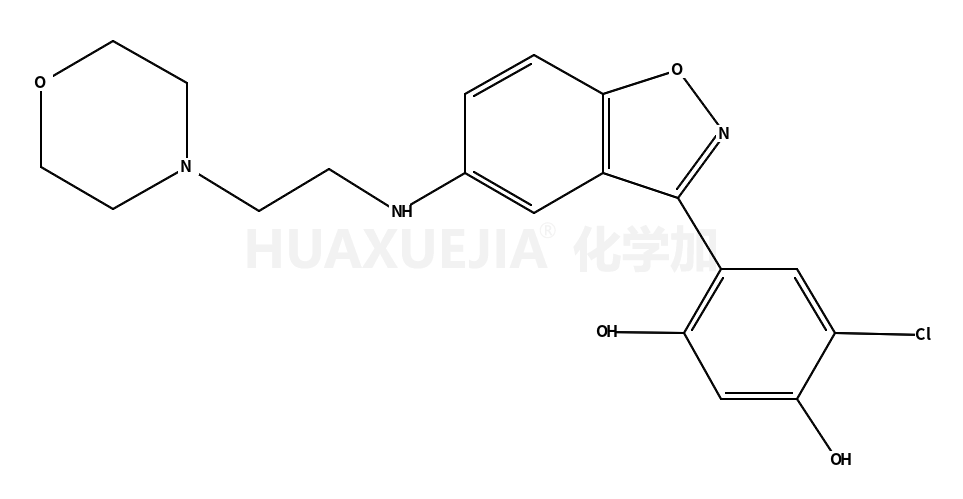 4-chloro-3-hydroxy-6-[5-(2-morpholin-4-ylethylamino)-1,2-benzoxazol-3-ylidene]cyclohexa-2,4-dien-1-one