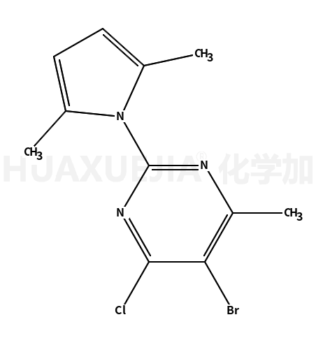 5-bromo-4-chloro-2-(2,5-dimethylpyrrol-1-yl)-6-methylpyrimidine