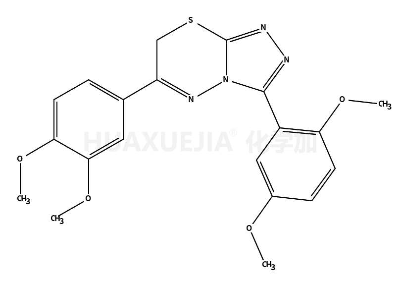 3-(2,5-Dimethoxyphenyl)-6-(3,4-dimethoxyphenyl)-7H-[1,2,4]triazol o[3,4-b][1,3,4]thiadiazine