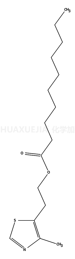 癸酸2-(4-甲基-5-噻唑基)乙酯