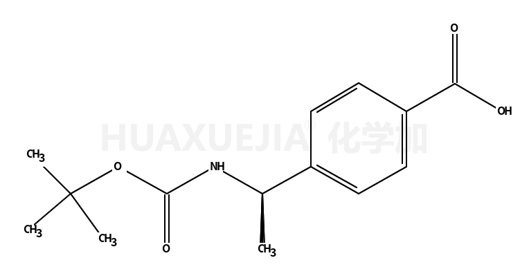 4-[(1S)-1-N-叔丁氧羰基氨基乙基]苯甲酸