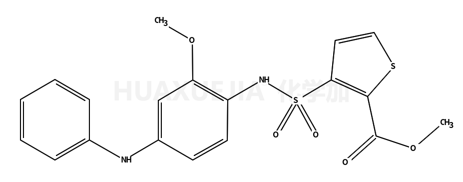 methyl 3-[(4-anilino-2-methoxyphenyl)sulfamoyl]thiophene-2-carboxylate