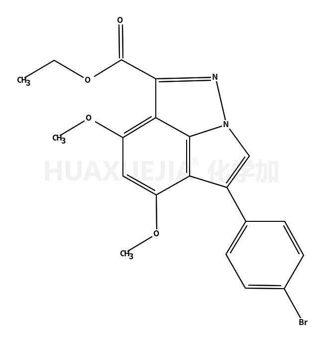4-(4-溴-苯基)-5,7-二甲氧基-2,2a-二氮杂环戊并[cd]茚-1-羧酸乙酯